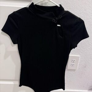 Sophisticated Black Women's Bodysuit